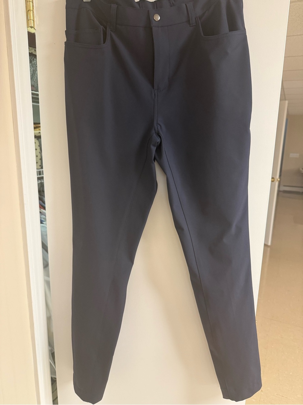 State & Liberty Men’s Athletic Fit Stretch Suit Pants - Navy
